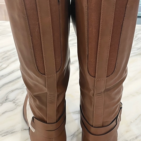 New! Style & Co Kindell Tall Riding Bourbon Brown Boots Size 6.5 - Picture 6 of 11